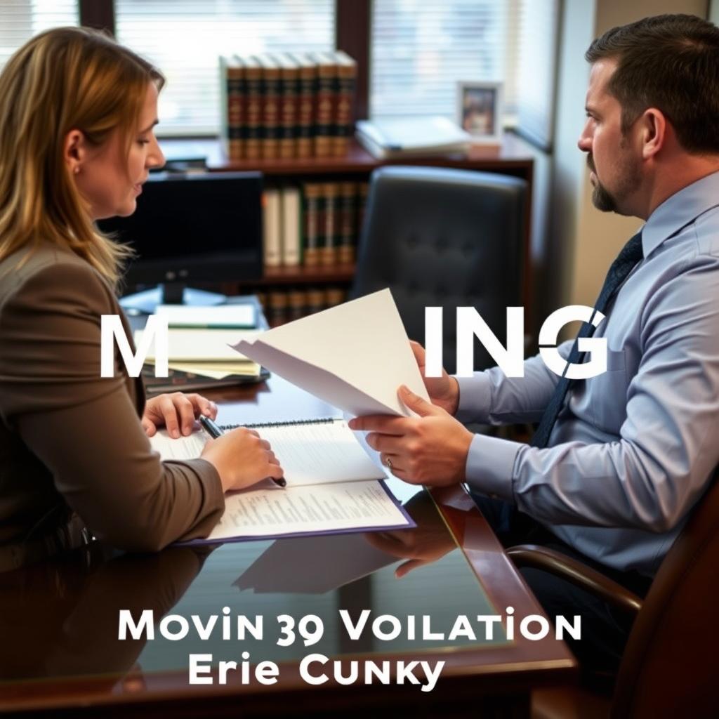 Moving Violation Lawyer Erie County